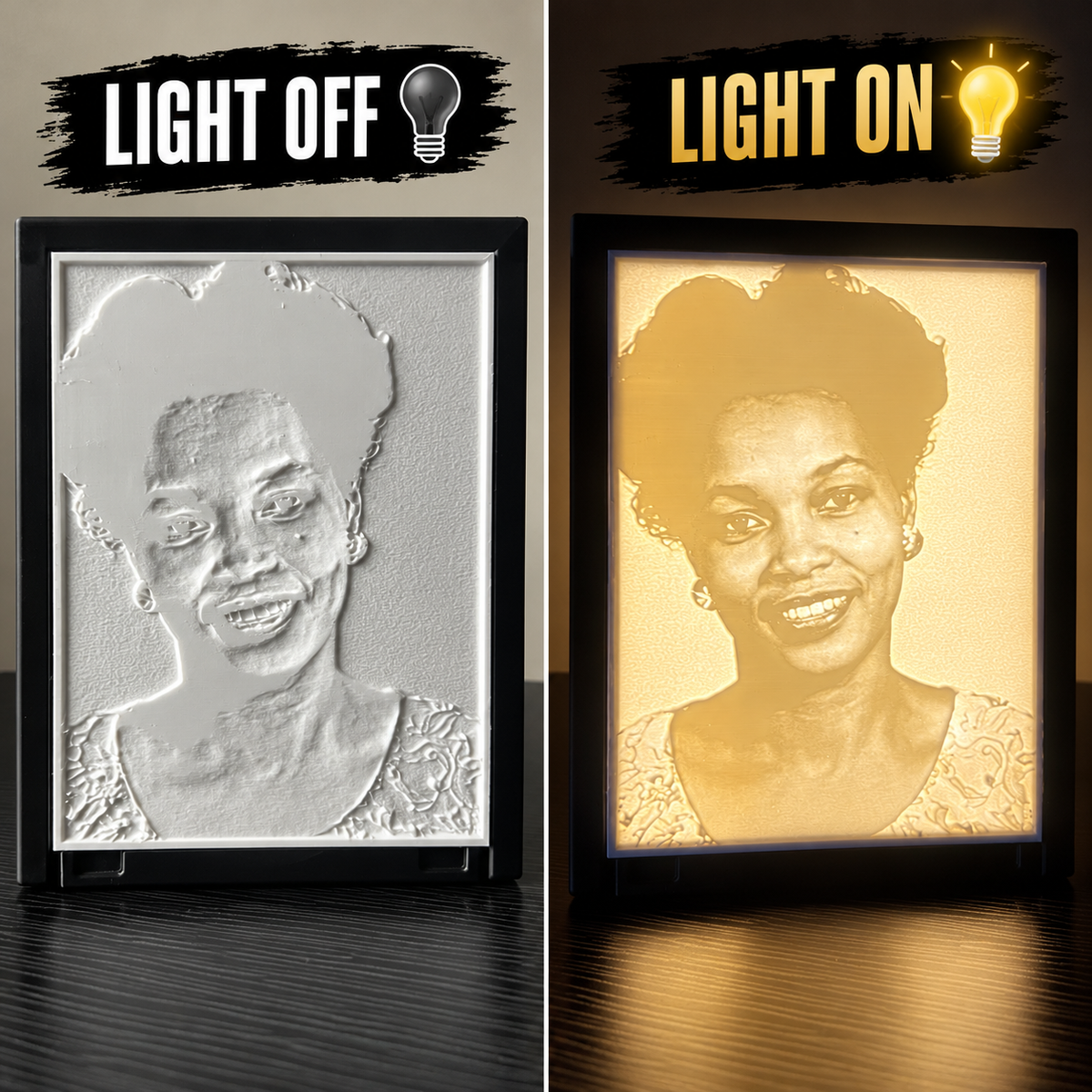 3D Photo Glow Frame